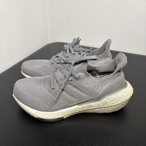 adidas Ultraboost 21 Women's Running Shoe Sneaker Sz 6.5‎ Grey FY0404 Comfort